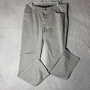 Fox Racing Mens 36 Gray Straight Leg Chino Casual 5-Pocket Moto Skater Pants